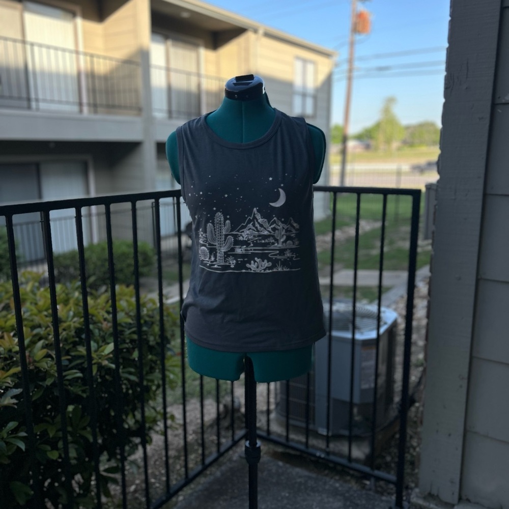 Shein Charcoal Sleeveless Tank Top